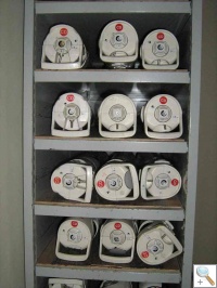CD cylinder storage rack