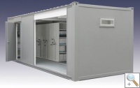Hospital Temporary Mobile Shelving in a Temporary Building