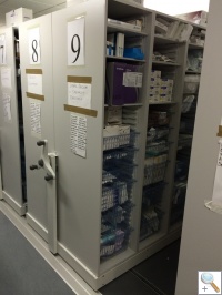 Hospital Theatre Compact Tray Storage Racks