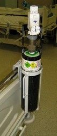 Hospital Bed Gas Cylinder Holder or Rack